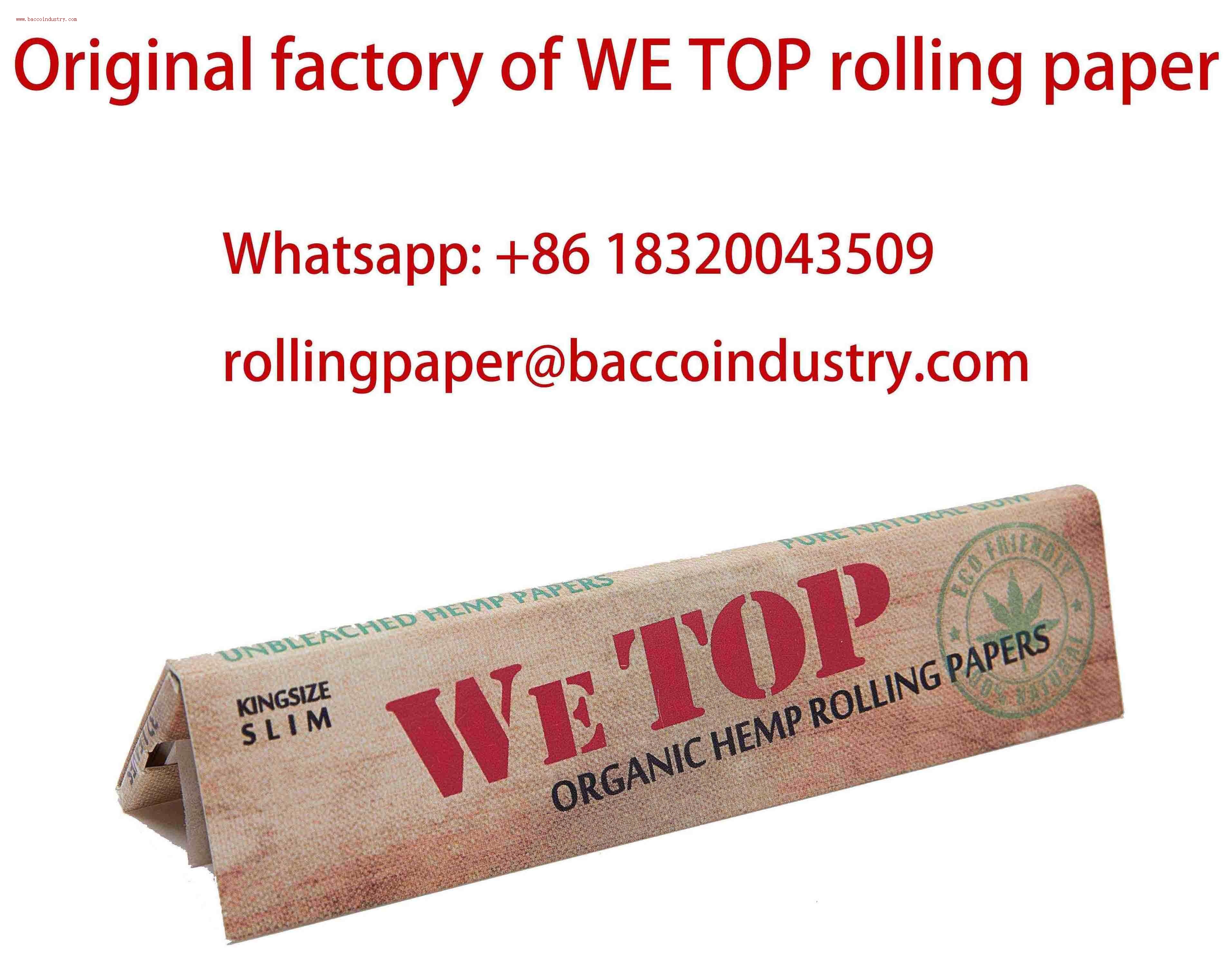 WE TOP Hemp rolling paper